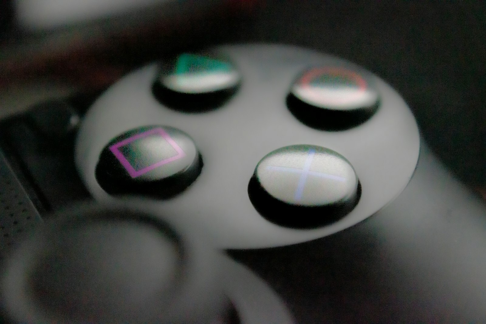 a close up of a video game controller